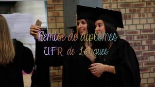 Remise de diplômes UFR Langues - Promo 2016