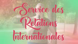 Présentation - Service des Relations Internationales